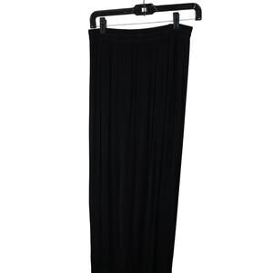 A Touch of Class Black Wide Leg Palazzo Dress Pants Stretch L/XL